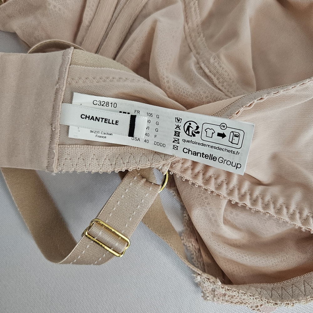 Chantelle Rive Gauche Full Coverage Unlined Bra - Size 40DDD - Picture 11 of 11